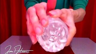 Sexy Unboxing - Twink Tests a Fleshlight for the first Time, Loses Control of his Cock and Cums Jizz Jon Arteen - BussyHunter.com