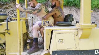 KC and Colton Hicks Fuck Rusty Taylor on the Jobsite
