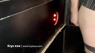 Sex at a cabin of a sex shop Kryz XXX