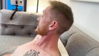 Swallowing 10 inches Vince Parker