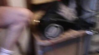 Leo Senthy creampied in jockstrap and sneakers by Jess