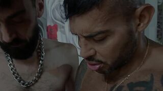 Twink double pounded by 2 huge cocks MELAD PARIS
