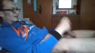skinny teen strokes his cock while lying down on a bed peter bony gay video