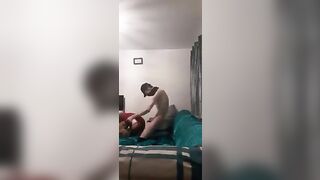 very skinny teen with a mask and long socks fucks his beloved teddy bear on his bed peter bony gay video