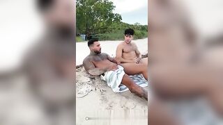 of imanol brown breeds joseph castlian at the beach