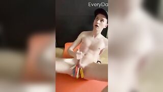 big cumshot twink cumming david six gay video