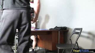 asian teen perp serving a lp officer to avoid jail