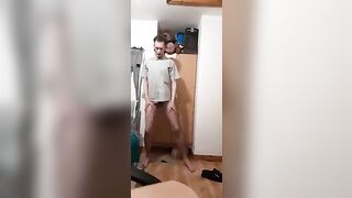 striptease showing off my skinny legs ribs and ass while wearing a shirt peter bony gay video