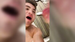 cum hungry slut gets my load over his face teninchtopx gay fans