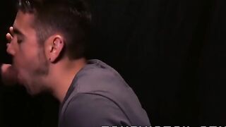 hot glory hole blowjob and deepthroat with twink and daddy2 2