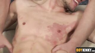 tied and ticklish izan gets a lubed handjob from sebastian 2