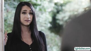 straight guy neighbor sucks and fucks brunette ts khloe kay 2