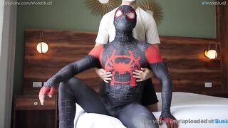 morales gets wanked and cums