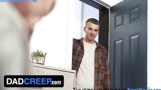 dad creep step daddy gives his gay step son some serious ass spanking before fucking him dad creep