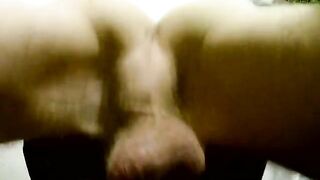up close deep fleshlight fuck creampie pulsing dick hung balls slapping peacock king gay video