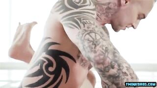 tattoo son ass to mouth with cum swap