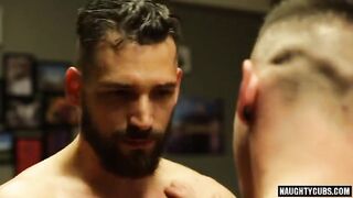 brunette gay anal sex and facial8 2