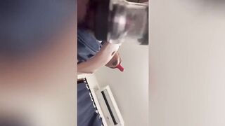 japanese chubby man bukkake pov style play and adult toy play tengu man