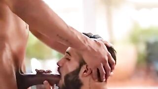 latino papi deep throats big cock bandito bottoms gay video