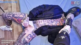 dirty pleasure sneax domination inkedbrln licks lucio davoli s sneakers video