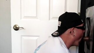 gloryhole gaydaddy amateur bareback drilled after bj