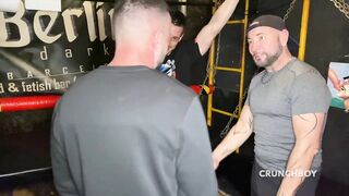 Orlando Etero & Giuspel - Giuspel fucked and shared by Orlando a real straight