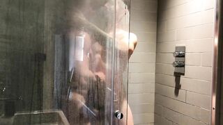 Mark London Showering with Michael Lucas