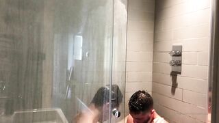 Mark London Showering with Michael Lucas