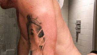 Mark London Showering with Michael Lucas