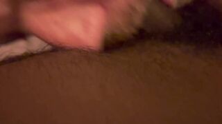 Sucking some black cock