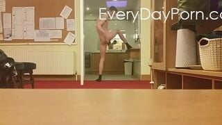 skinny teen with very small ass messes around in public place peter bony gay video 2