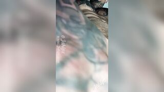 Jerking my big cock close up 