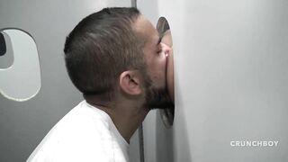 CrunchBoy - Valentino fucked by arab in glory holes cruising