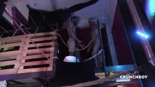 CrunchBoy - Mathieu de Lyon  Kevin Ass - Kevin ASS gets fucked in a jockstrap by a straight guy from Lyon
