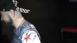 Bareback bisex party with Magic JAVI at firewood Madrid