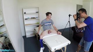 BR Aussie boy Brad Hunter at his first nude shoot