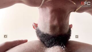 Derek Allen fucks and cums inside Manuel Reyes