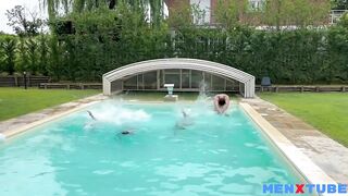 iItalian Jerk-off pool party - Edoardo Fresia Samuele Cunto Kevin Guastella ivan.ilterribile teo.xl