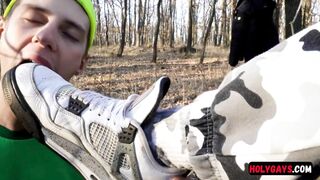 shoe licking domination