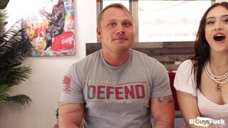 Bisexual Guys Fuck - Thick Boy Maximus Kelly BALLS DEEP in Latin Lover Juan Lucas & Luna Lopez! - FREE