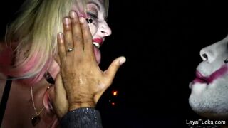Harley Quinn Leya takes the Joker's BBC