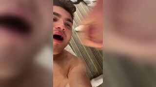cum hungry slut gets my load over his face teninchtopx gay fans 2