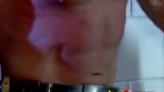 rough bdsm session with whipping for incredibly buff hunk 3