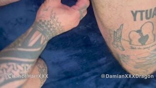 Asian Daddy - PART ONE - Tattooed Dad on Dad Action - Damian Dragon x Chance Hart