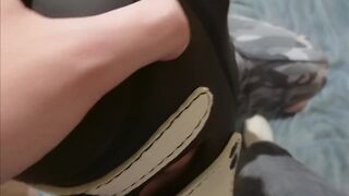 Young Puppy Boy makes a Blowjob to his Owner 2