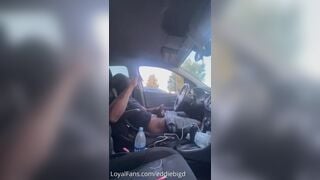 EddieBigD   she seen my dick flashing her and look what she did