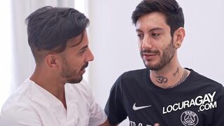 Masajista Alejandro Mango y Alexis Clark LOCURAGAY 2