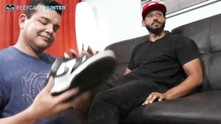 Worshiping Andres big caribbean cock