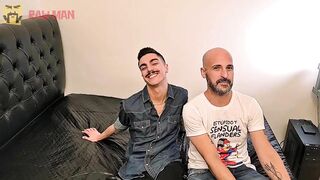 A handsome horny male gives pleasure to his daddy Rawman 2