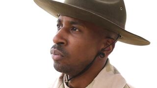 Obedient White Recruit Gets Trained by His Black Sergeant